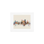 chicago skyline Art Print Gallery Image 1