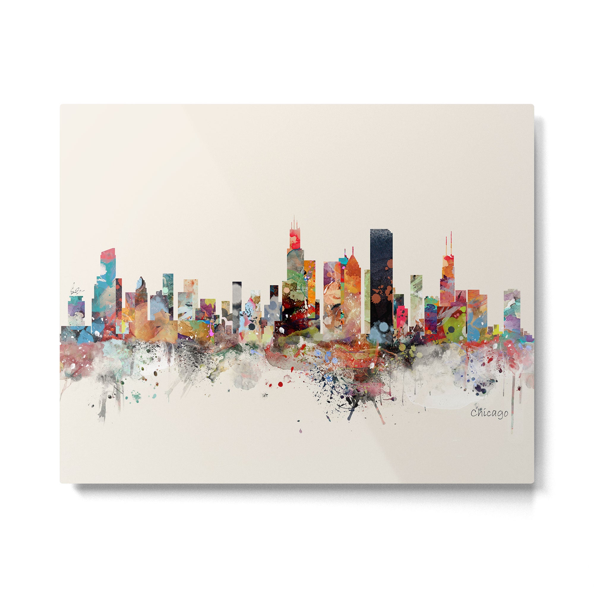 chicago skyline Metal Print Gallery Image 6