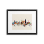 chicago skyline Framed Art Print Gallery Image 6
