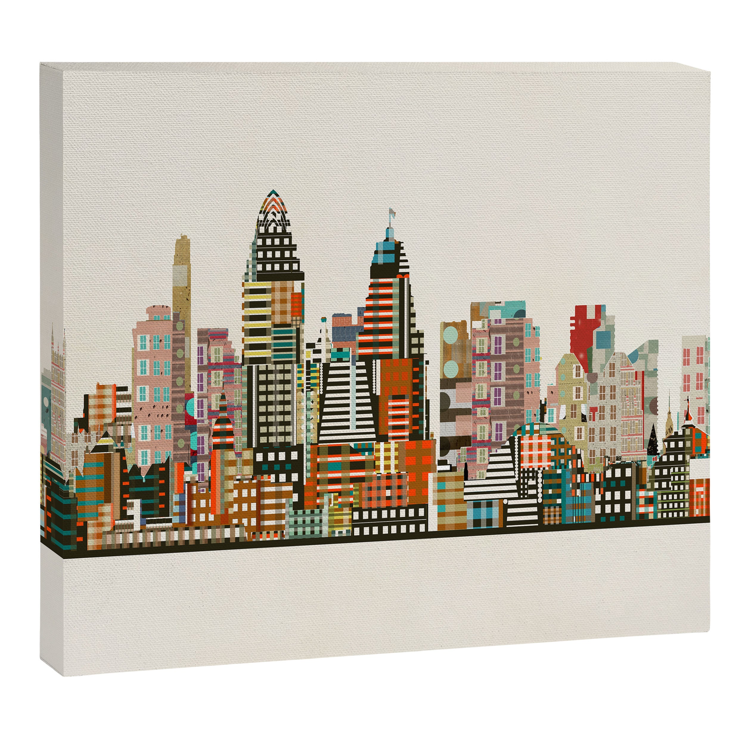 Cincinnati Ohio skyline Canvas Print Gallery Image 14
