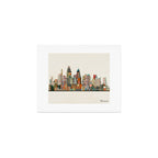 Cincinnati Ohio skyline Art Print Gallery Image 1