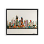 Cincinnati Ohio skyline Framed Canvas Print Gallery Image 14