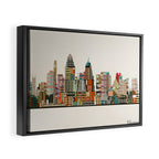 Cincinnati Ohio skyline Framed Canvas Print Gallery Image 2