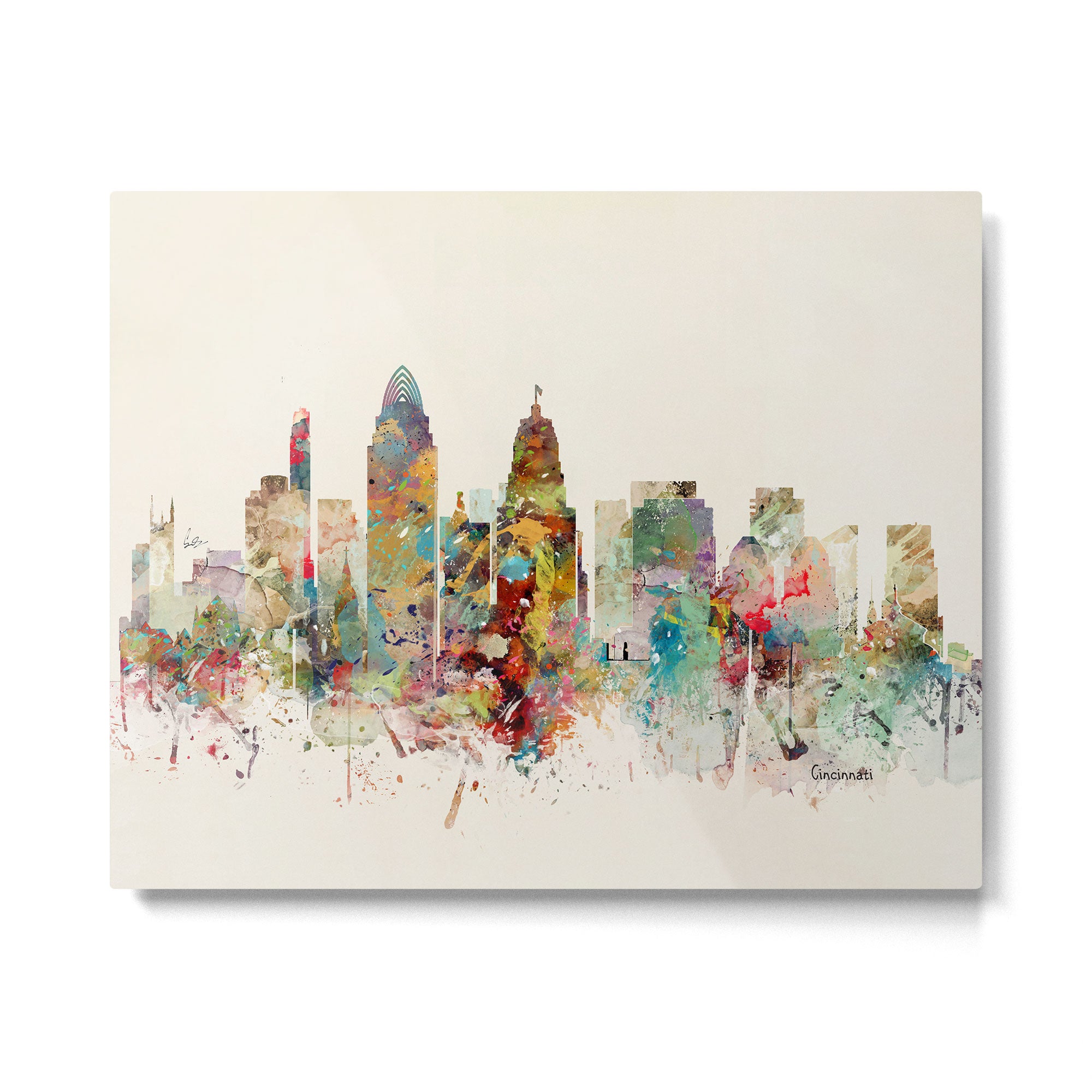 cincinnati skyline Metal Print Gallery Image 6
