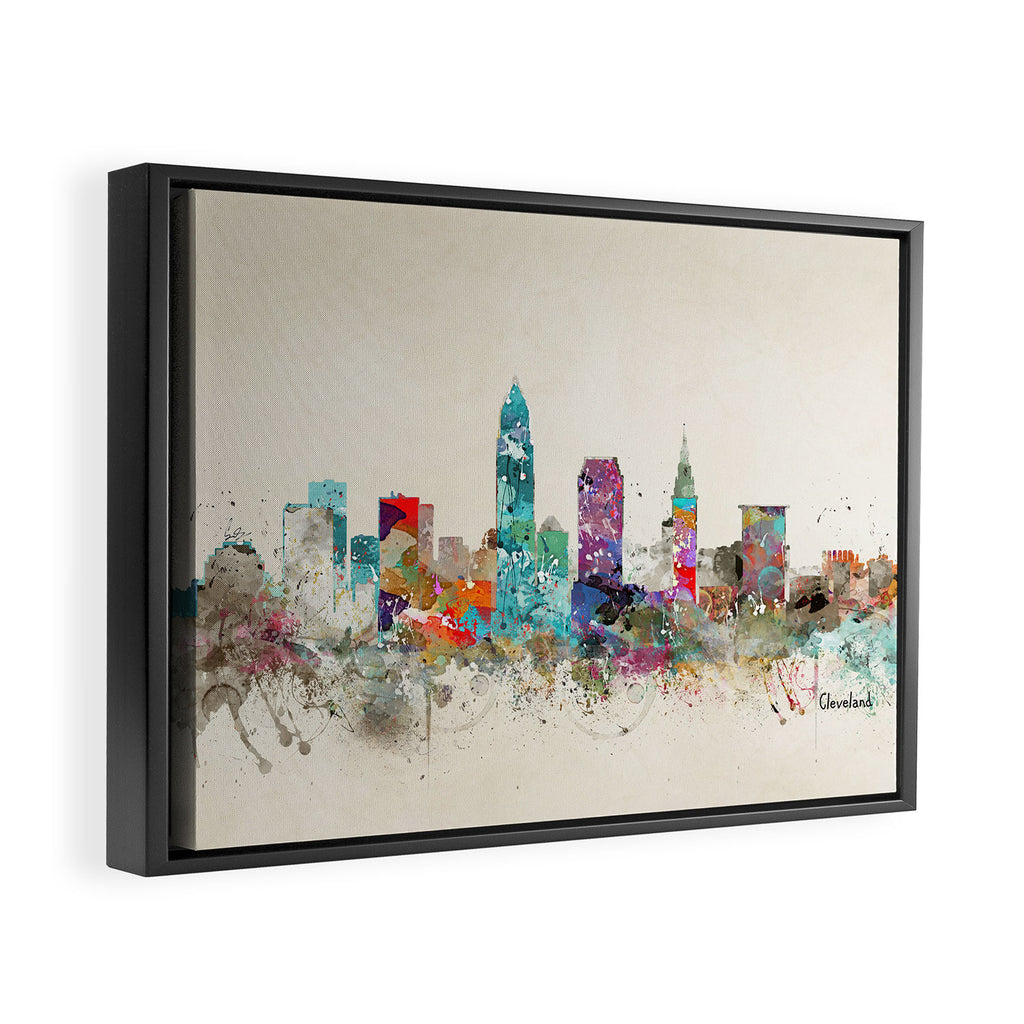 cleveland ohio Framed Canvas Print Gallery Image 6