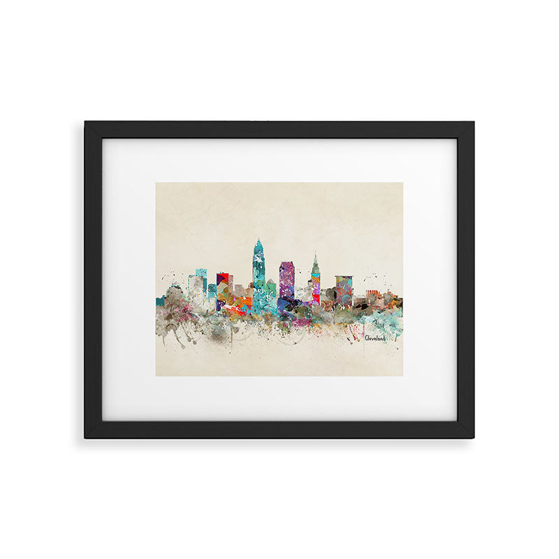 cleveland ohio Framed Art Print Gallery Image 5