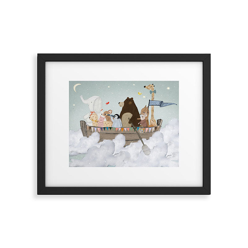 cloud sailers Framed Art Print Gallery Image 4