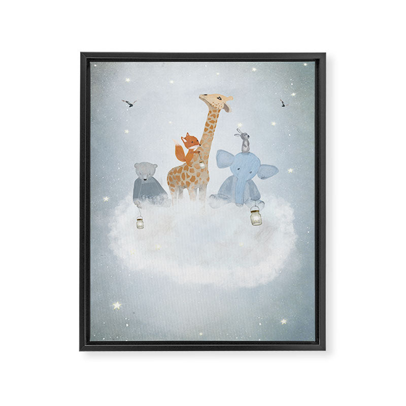 collecting stars Framed Canvas Print Gallery Image 8