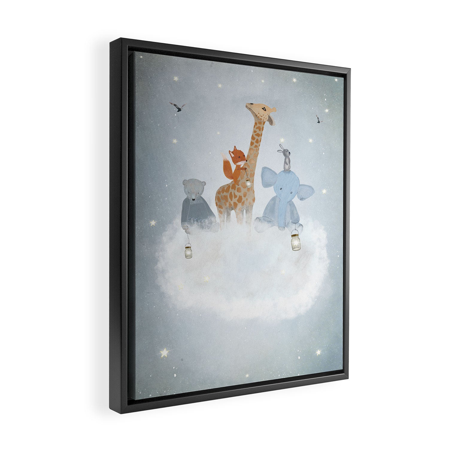 collecting stars Framed Canvas Print Gallery Image 2
