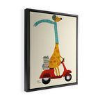 college days Framed Canvas Print Gallery Image 2