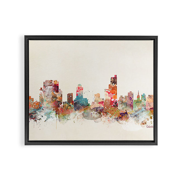 columbia south carolina Framed Canvas Print Gallery Image 1