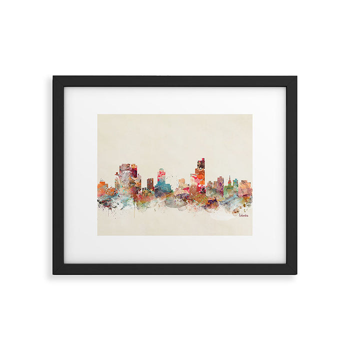 columbia south carolina Framed Art Print Gallery Image 1