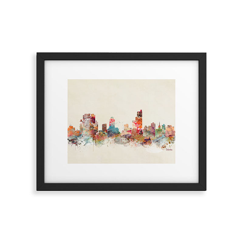 columbia south carolina Framed Art Print Gallery Image 5