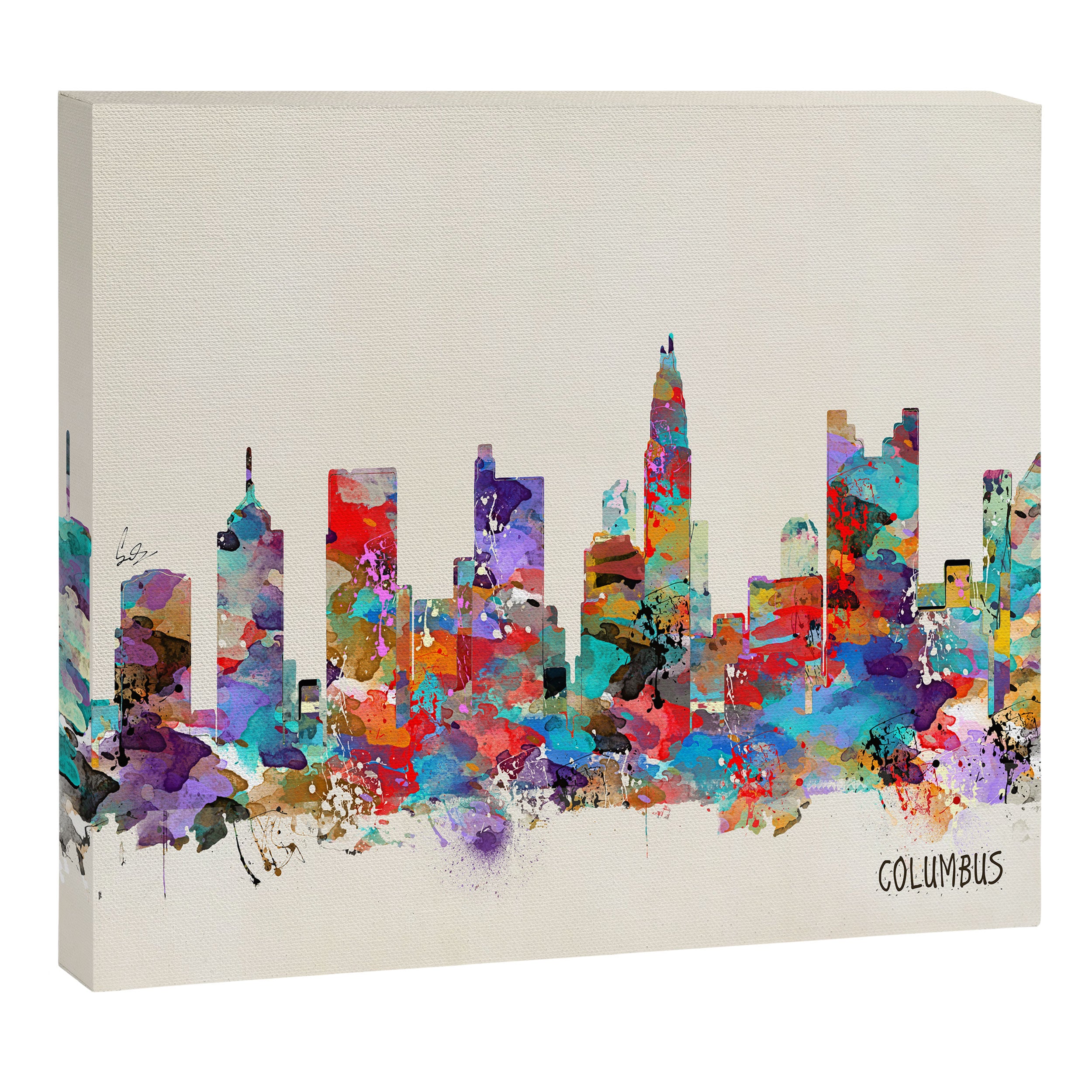 Columbus Ohio skyline Canvas Print Gallery Image 12