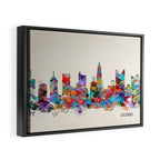 Columbus Ohio skyline Framed Canvas Print Gallery Image 6