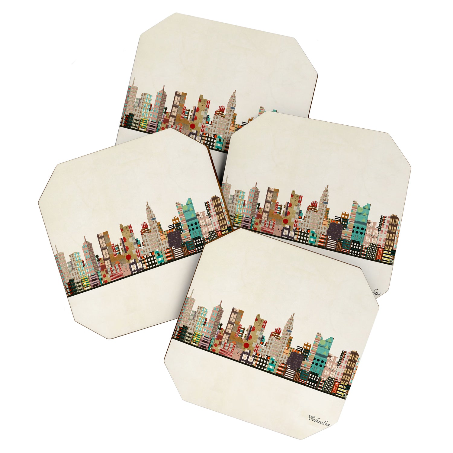 columbus skyline Coaster Gallery Image 1