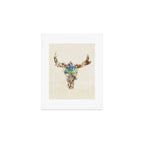 Cow Skull Art Print Gallery Image 1
