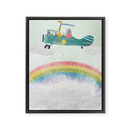 creating rainbows Framed Canvas Print Gallery Image 8