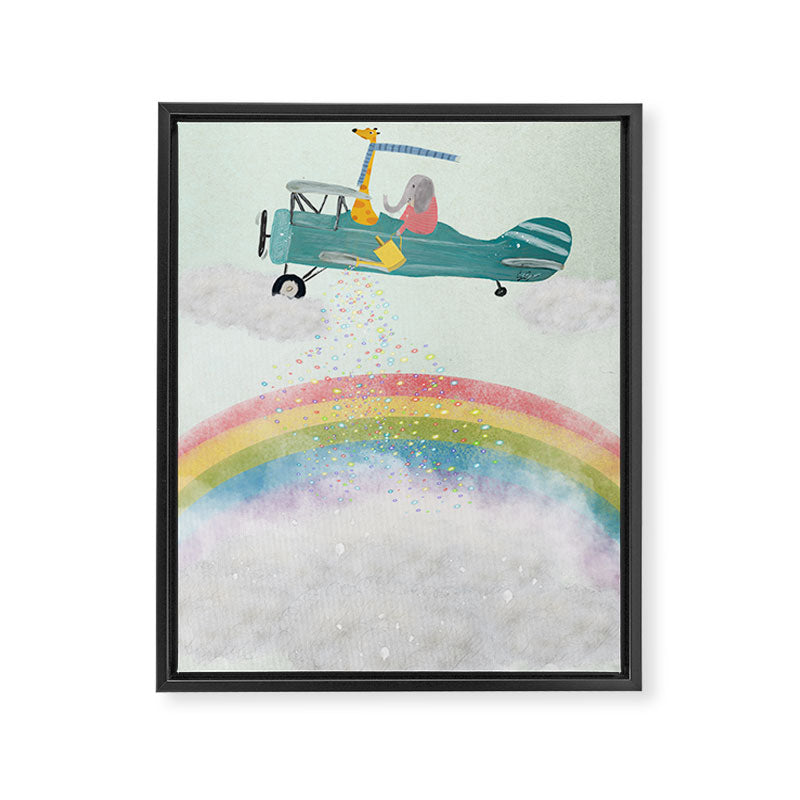 creating rainbows Framed Canvas Print Gallery Image 8
