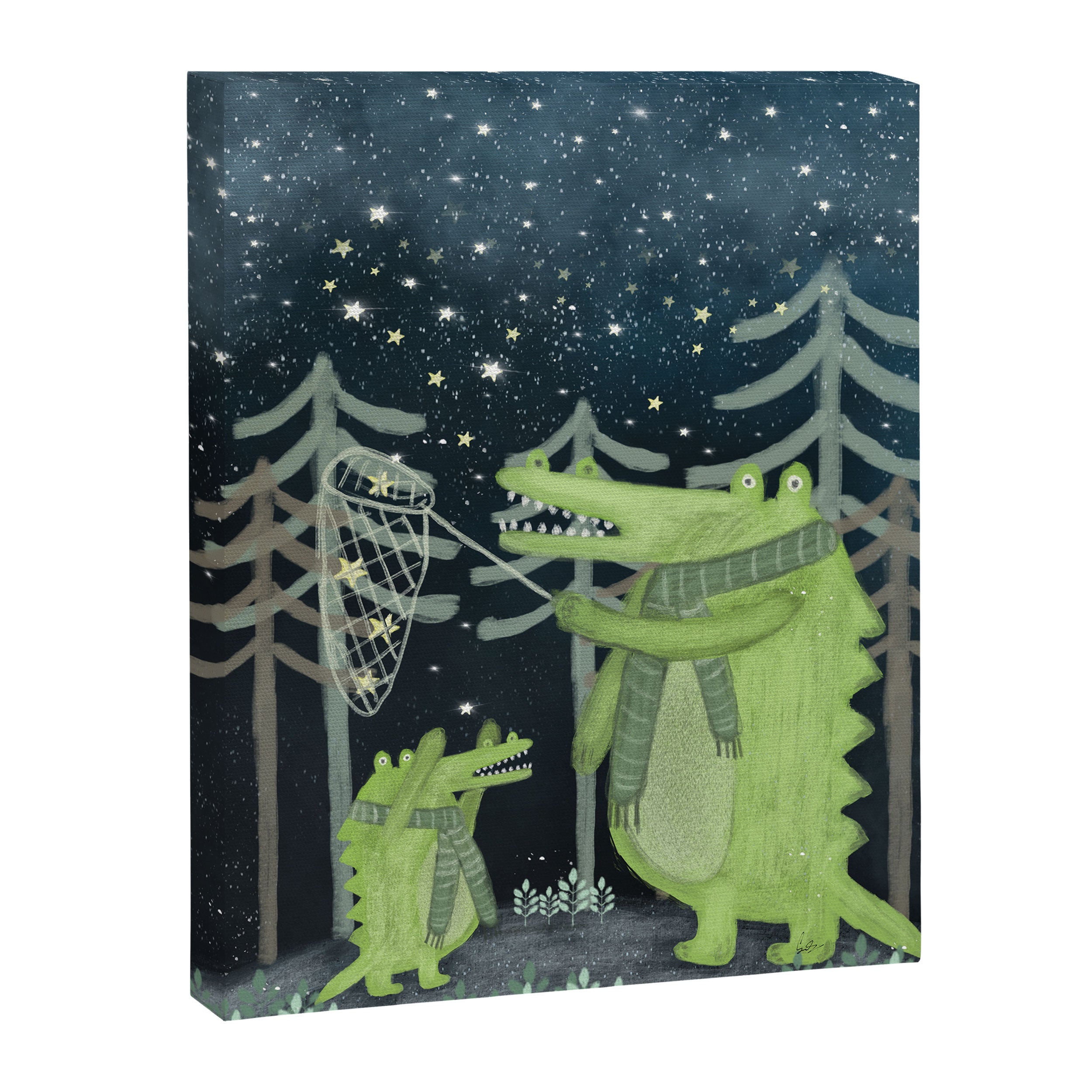 crocodoodle stars Canvas Print Gallery Image 8