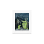 crocodoodle stars Art Print Gallery Image 1