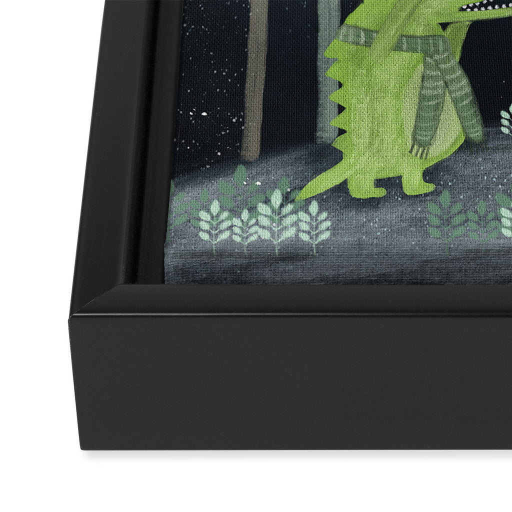 crocodoodle stars Framed Canvas Print Gallery Image 3