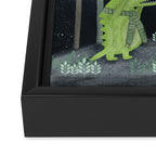 crocodoodle stars Framed Canvas Print Gallery Image 3