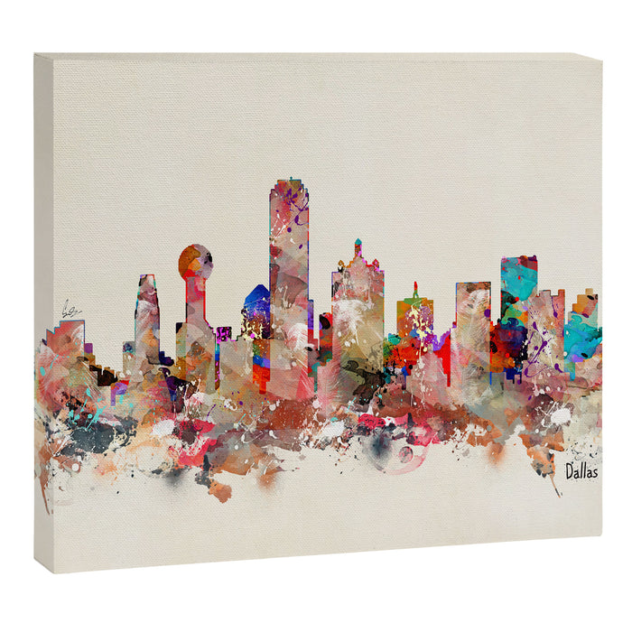 Dallas city texas Canvas Print Gallery Image 1