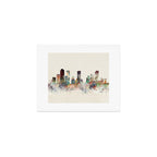 denver colorado skyline Art Print Gallery Image 1