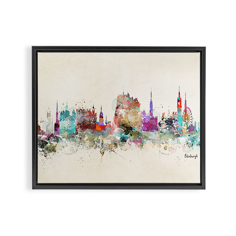 edinburgh scotland Framed Canvas Print Gallery Image 12