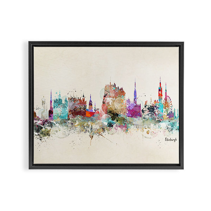 edinburgh scotland Framed Canvas Print Gallery Image 1