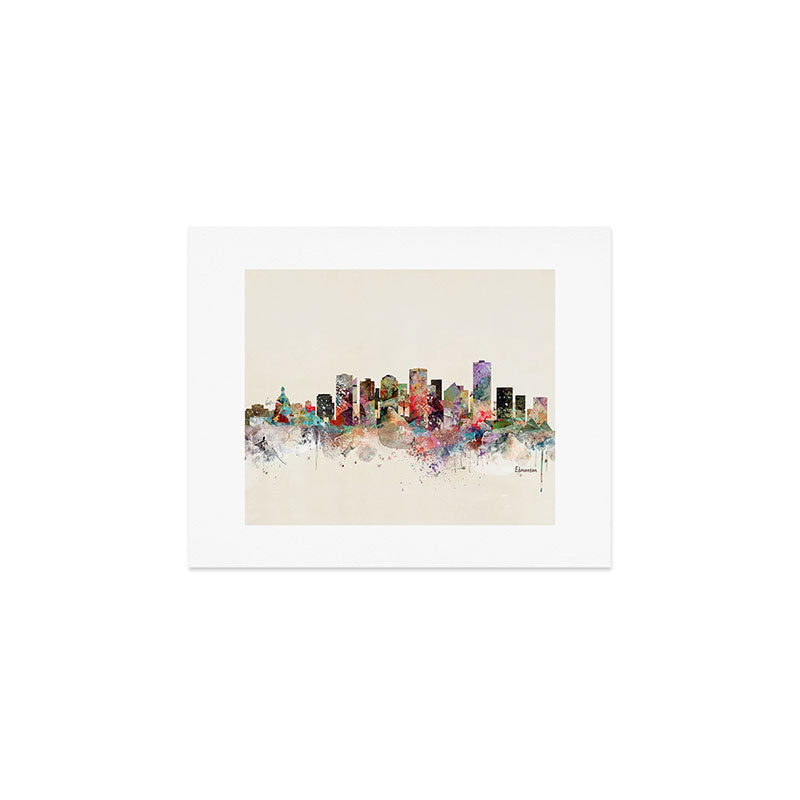 edmonton canada skyline Art Print Gallery Image 1