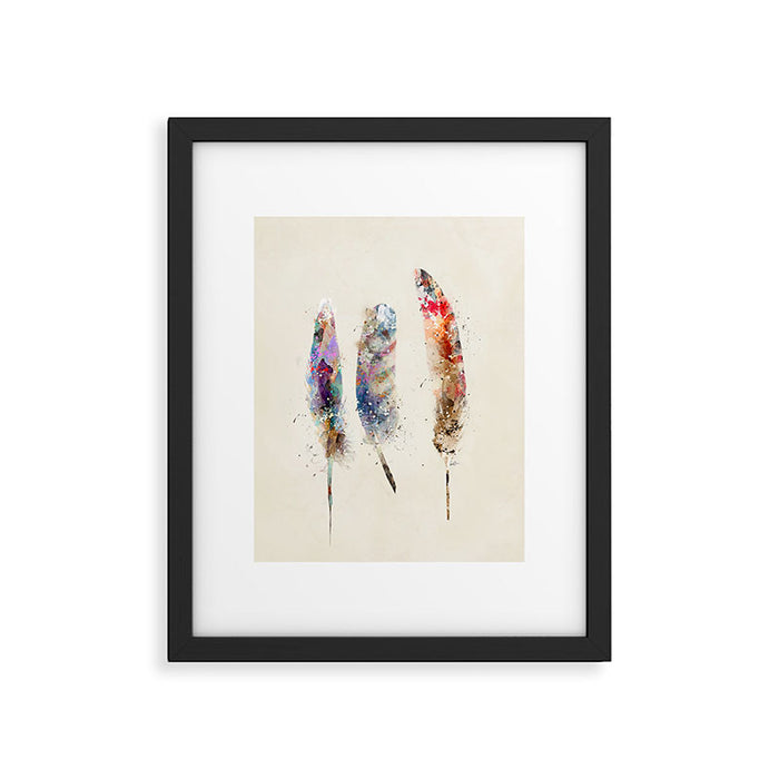 feathers Framed Art Print Gallery Image 1