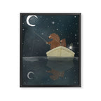 fishing for stars Framed Canvas Print Gallery Image 6