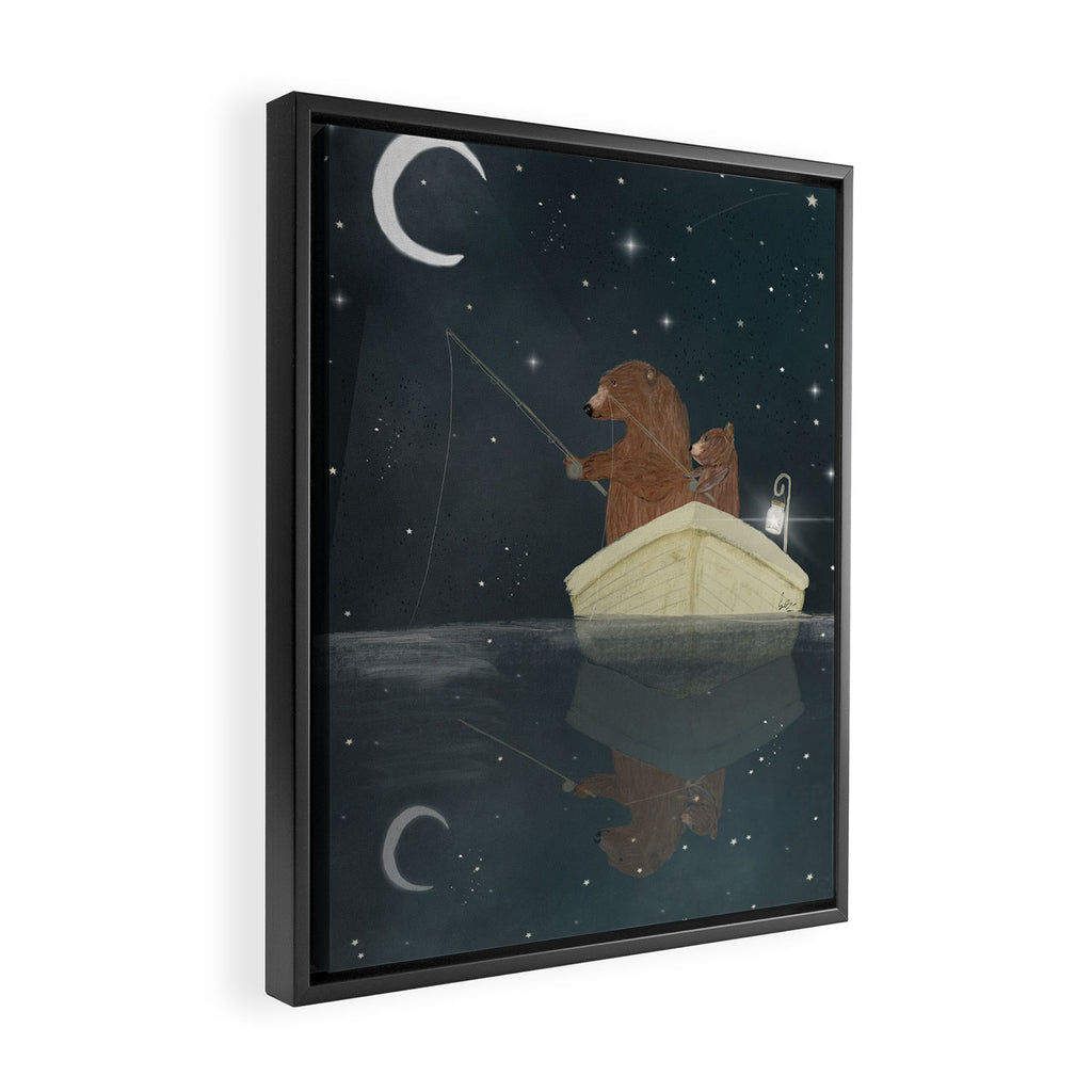 fishing for stars Framed Canvas Print Gallery Image 2