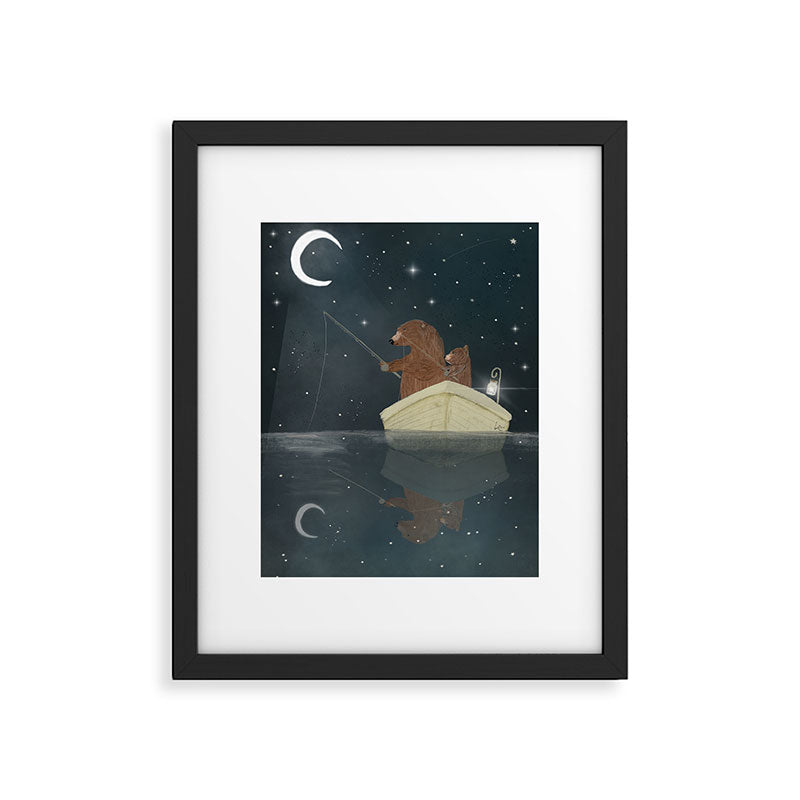 fishing for stars Framed Art Print Gallery Image 5