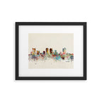fort worth skyline Framed Art Print Gallery Image 4