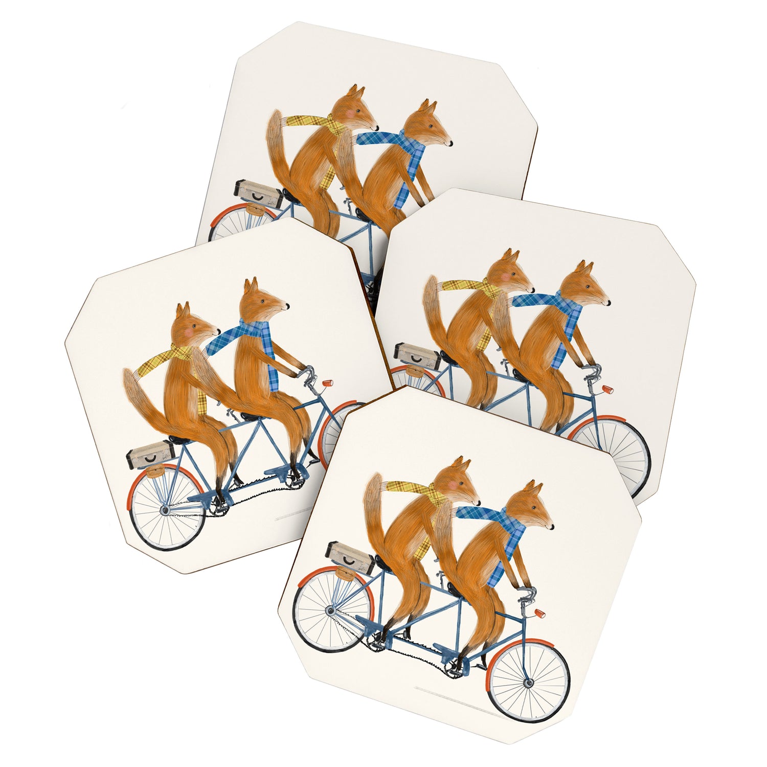 foxes lets tandem Coaster Gallery Image 1