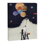 galaxy graffiti Canvas Print Gallery Image 6