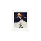 galaxy graffiti Art Print Gallery Image 1