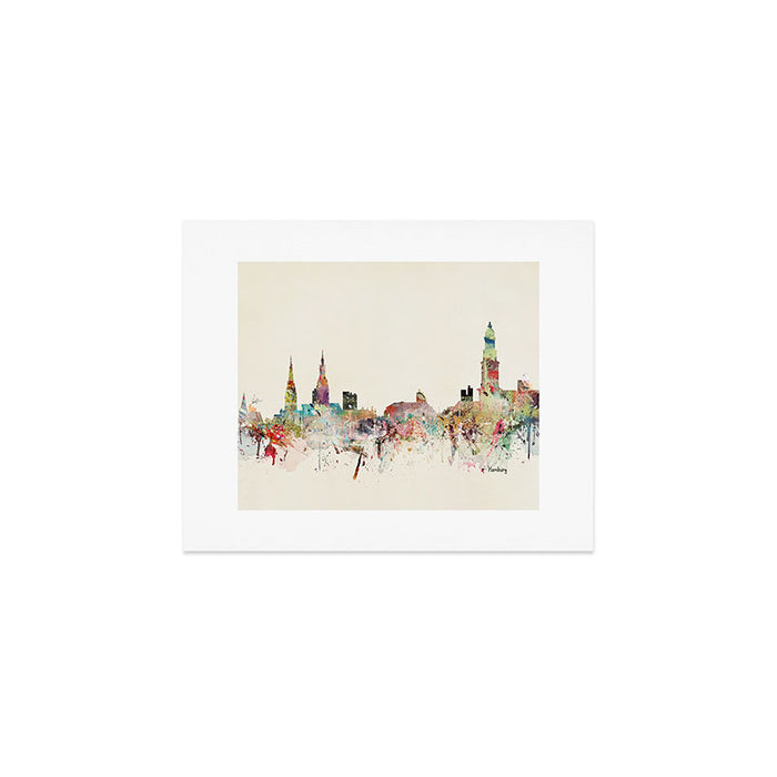 hamburg germany skyline Art Print Gallery Image 1