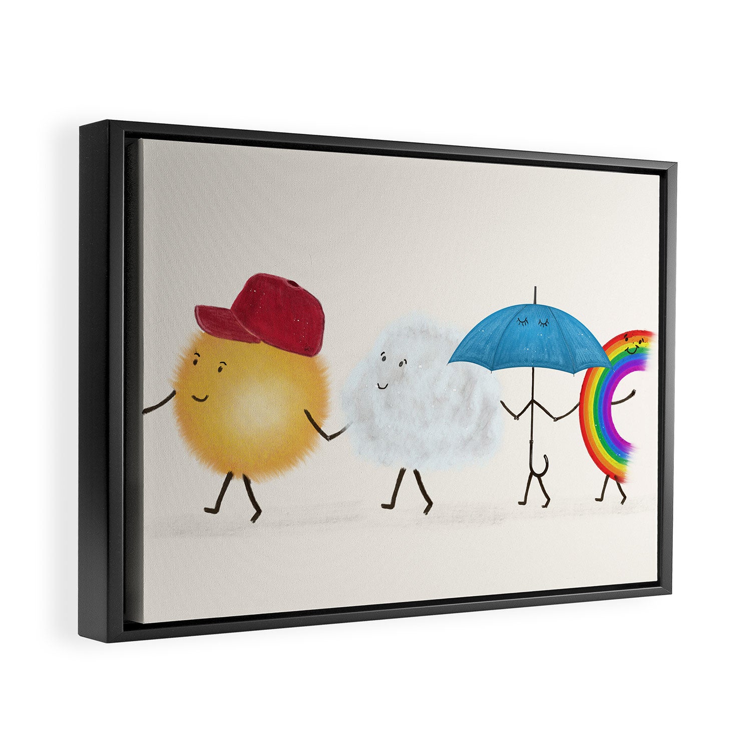 happy days Framed Canvas Print Gallery Image 2