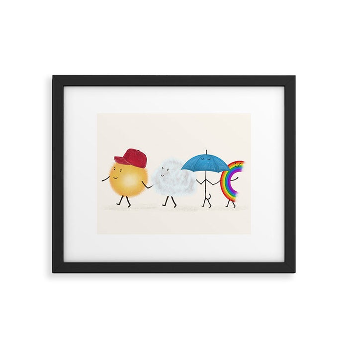 happy days Framed Art Print Gallery Image 1