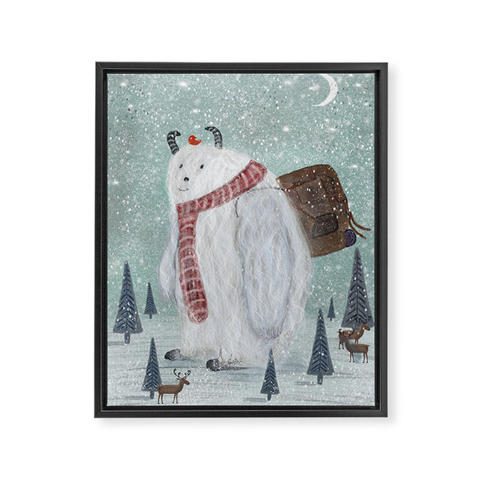 happy trails Framed Canvas Print Gallery Image 1