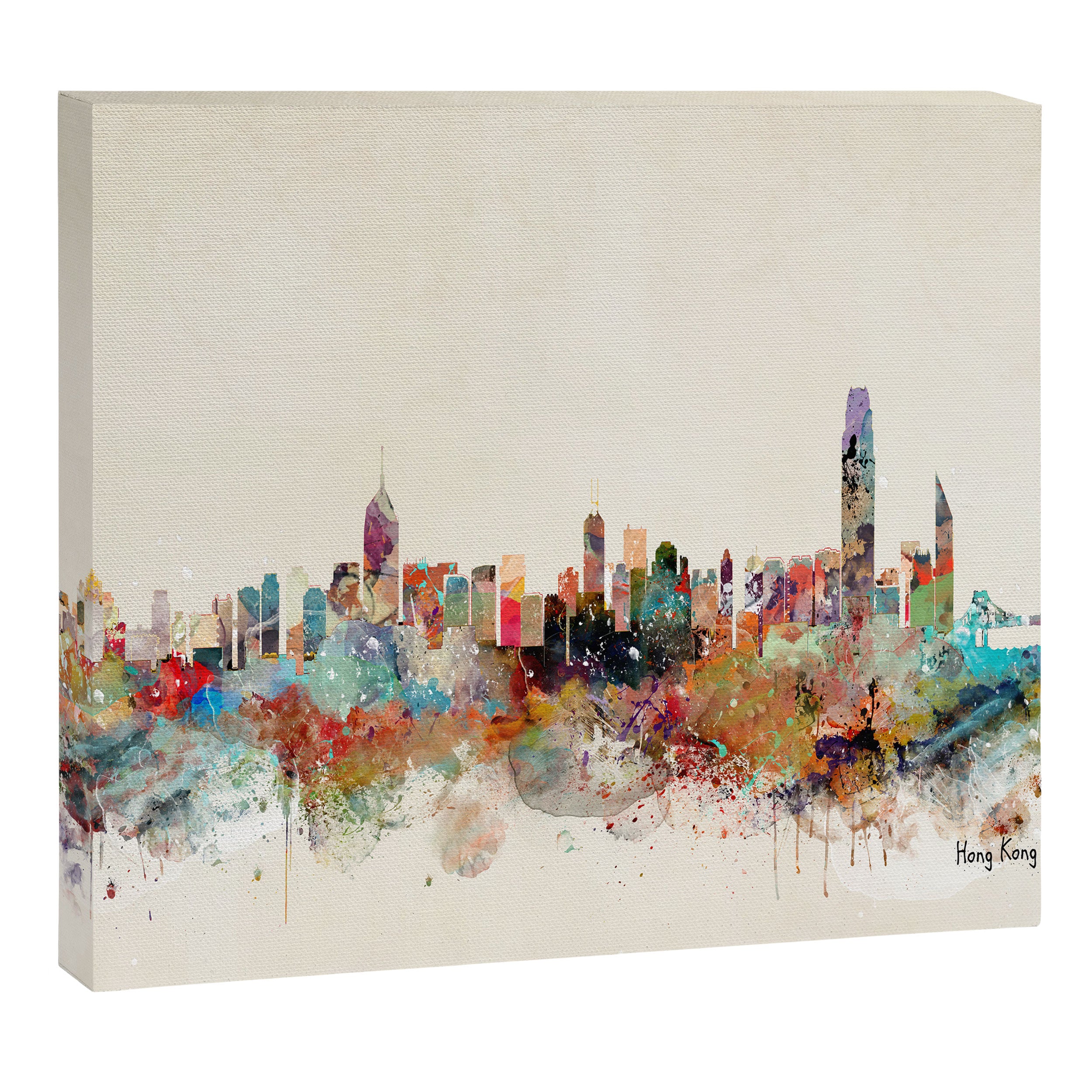 hong kong skyline Canvas Print Gallery Image 12