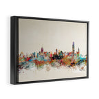 hong kong skyline Framed Canvas Print Gallery Image 2