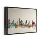 houston texas skyline Framed Canvas Print Gallery Image 2