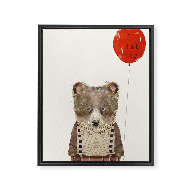 i like you Framed Canvas Print Gallery Image 6
