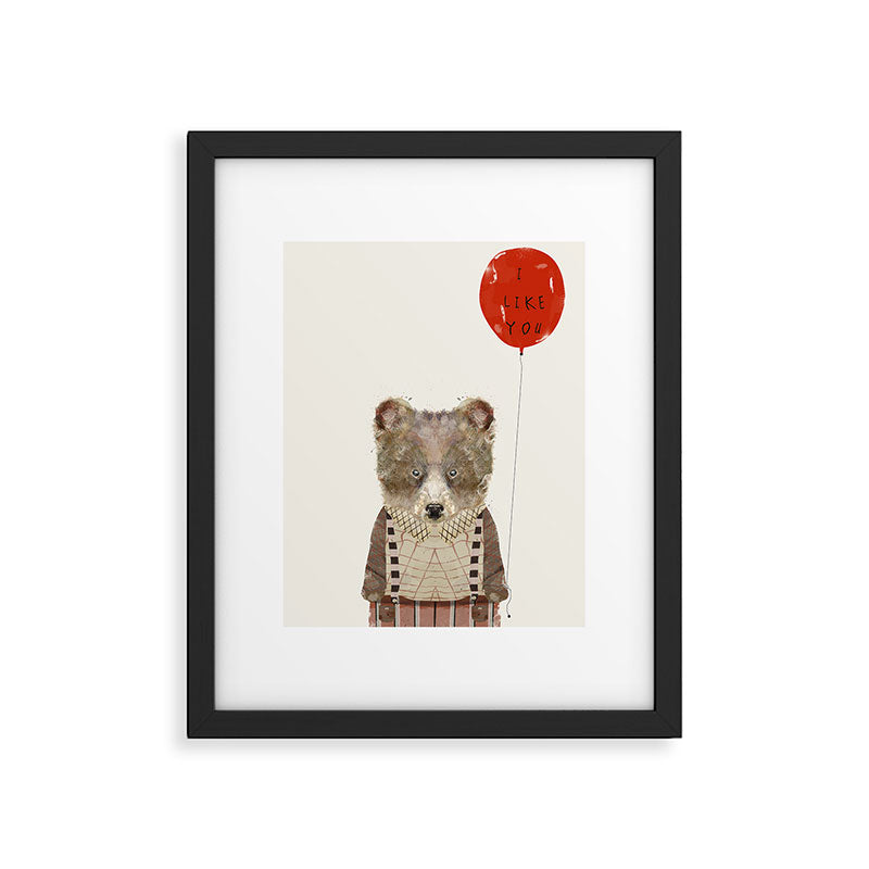 i like you Framed Art Print Gallery Image 5