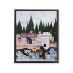 ice cream time Framed Canvas Print Gallery Image 8